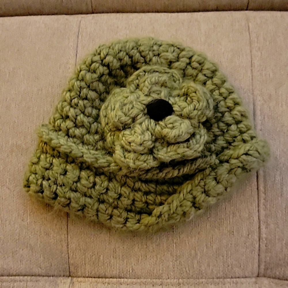 Handmade crocheted winter hat. Unique and warm.